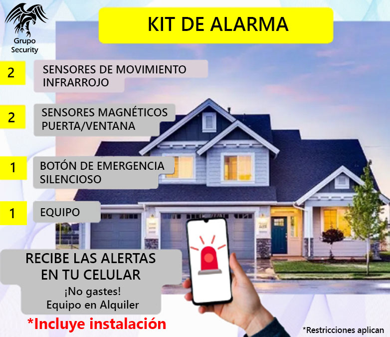 ALARMA PARA HOGAR Y NEGOCIO
